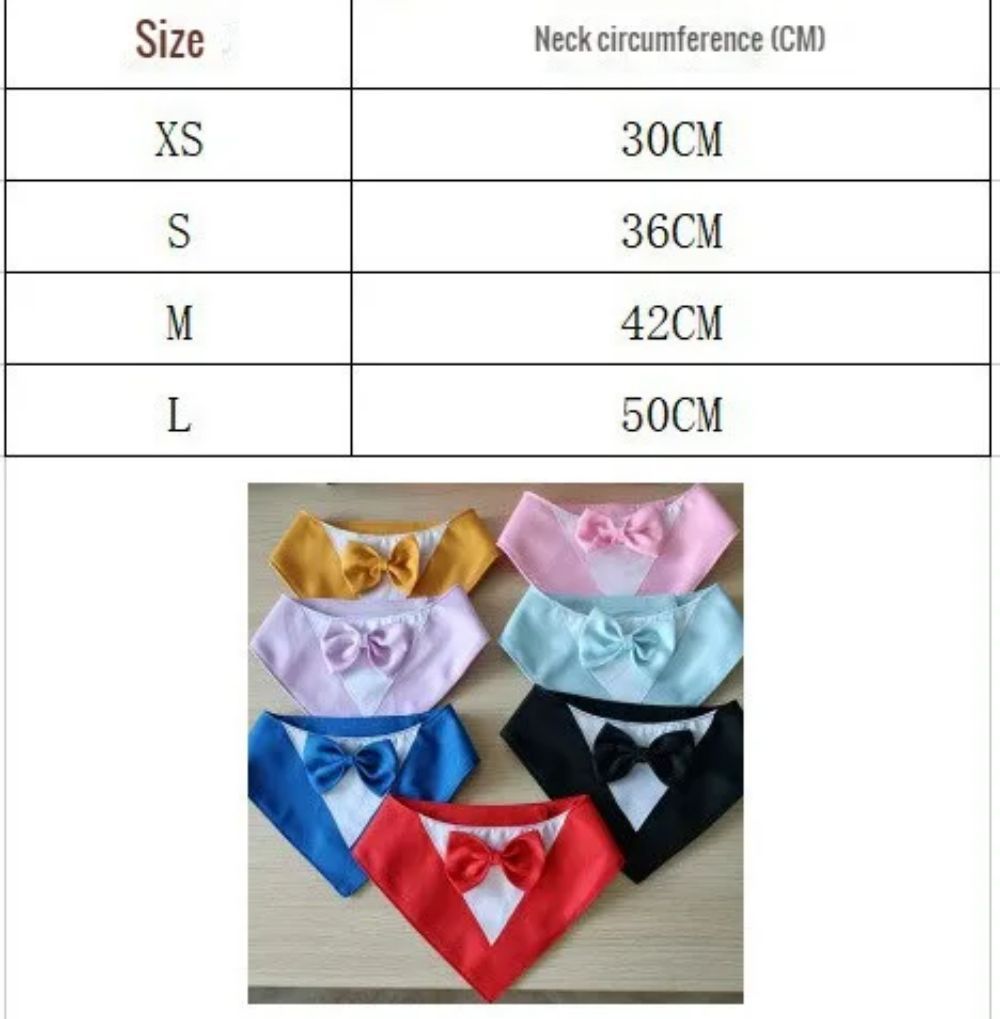 Pet Triangle Bib Bow Saliva Towel Pet Collar Dog Clothing Cat Puppy Scarf Bib Dogs Pets Accessories Dog Collar Harness